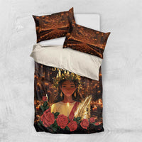 Happy St. Lucy Bedding Set Light of Christ - Wonder Print Shop
