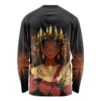Happy St. Lucy Long Sleeve Shirt Light of Christ - Wonder Print Shop