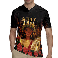 Happy St. Lucy Rugby Jersey Light of Christ - Wonder Print Shop