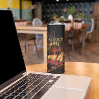 Happy St. Lucy Skinny Tumbler Light of Christ - Wonder Print Shop