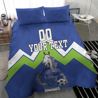 Custom Slovenia Football Bedding Set Lipizzaner Horse Sport Style - Wonder Print Shop