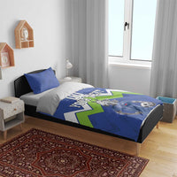 Custom Slovenia Football Bedding Set Lipizzaner Horse Sport Style - Wonder Print Shop