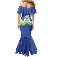 Custom Slovenia Football Family Matching Mermaid Dress and Hawaiian Shirt Lipizzaner Horse Sport Style - Wonder Print Shop