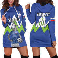 Custom Slovenia Football Hoodie Dress Lipizzaner Horse Sport Style - Wonder Print Shop