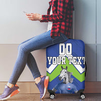 Custom Slovenia Football Luggage Cover Lipizzaner Horse Sport Style - Wonder Print Shop