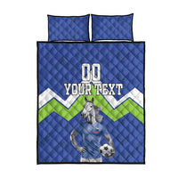 Custom Slovenia Football Quilt Bed Set Lipizzaner Horse Sport Style - Wonder Print Shop