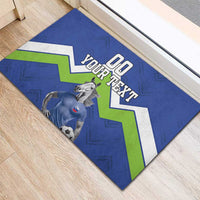 Custom Slovenia Football Rubber Doormat Lipizzaner Horse Sport Style - Wonder Print Shop