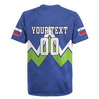 Custom Slovenia Football Rugby Jersey Lipizzaner Horse Sport Style - Wonder Print Shop