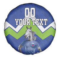 Custom Slovenia Football Spare Tire Cover Lipizzaner Horse Sport Style - Wonder Print Shop
