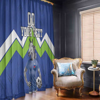 Custom Slovenia Football Window Curtain Lipizzaner Horse Sport Style - Wonder Print Shop