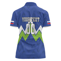 Custom Slovenia Football Women Polo Shirt Lipizzaner Horse Sport Style - Wonder Print Shop