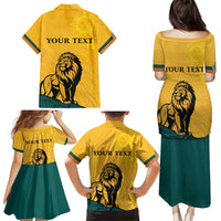 Personalized Sri Lanka Independence Day 1948 Family Matching Puletasi and Hawaiian Shirt Lion With Traditional Sun Face