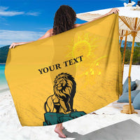 Personalized Sri Lanka Independence Day 1948 Sarong Lion With Traditional Sun Face - Wonder Print Shop