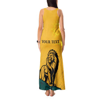 Personalized Sri Lanka Independence Day 1948 Tank Maxi Dress Lion With Traditional Sun Face - Wonder Print Shop