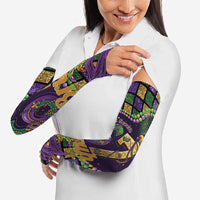 Six Seven Mardi Gras Arm Sleeves 67 Carnival Mask Beads - Wonder Print Shop
