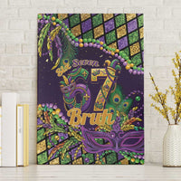 Six Seven Mardi Gras Canvas Wall Art 67 Carnival Mask Beads - Wonder Print Shop