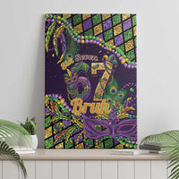 Six Seven Mardi Gras Canvas Wall Art 67 Carnival Mask Beads - Wonder Print Shop