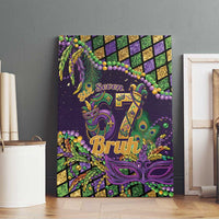 Six Seven Mardi Gras Canvas Wall Art 67 Carnival Mask Beads - Wonder Print Shop