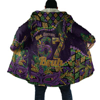 Six Seven Mardi Gras Cloak 67 Carnival Mask Beads - Wonder Print Shop