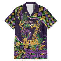 Six Seven Mardi Gras Family Matching Mermaid Dress and Hawaiian Shirt 67 Carnival Mask Beads - Wonder Print Shop
