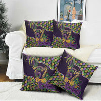 Six Seven Mardi Gras Pillow Cover 67 Carnival Mask Beads - Wonder Print Shop