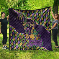 Six Seven Mardi Gras Quilt 67 Carnival Mask Beads - Wonder Print Shop