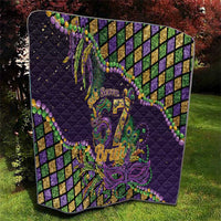 Six Seven Mardi Gras Quilt 67 Carnival Mask Beads - Wonder Print Shop