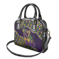 Six Seven Mardi Gras Shoulder Handbag 67 Carnival Mask Beads - Wonder Print Shop