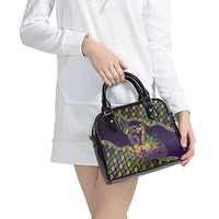 Six Seven Mardi Gras Shoulder Handbag 67 Carnival Mask Beads - Wonder Print Shop