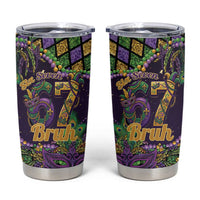 Six Seven Mardi Gras Tumbler Cup 67 Carnival Mask Beads - Wonder Print Shop