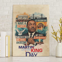 Martin Luther King MLK Canvas Wall Art I Have a Dream Vintage Art - Wonder Print Shop