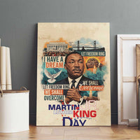 Martin Luther King MLK Canvas Wall Art I Have a Dream Vintage Art - Wonder Print Shop