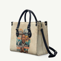 Martin Luther King MLK Leather Bag I Have a Dream Vintage Art - Wonder Print Shop
