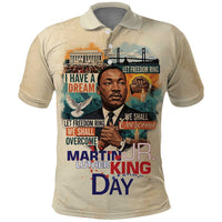 Martin Luther King MLK Polo Shirt I Have a Dream Vintage Art - Wonder Print Shop