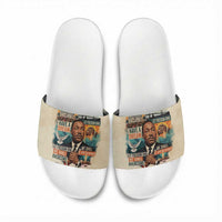 Martin Luther King MLK Slide Sandals I Have a Dream Vintage Art - Wonder Print Shop