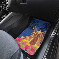 Netherlands Lion Car Mats Tulip And Windmill