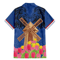 Netherlands Lion Family Matching Mermaid Dress and Hawaiian Shirt Tulip And Windmill