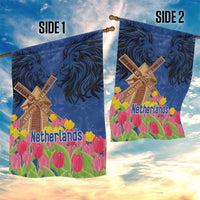 Netherlands Lion Garden Flag Tulip And Windmill