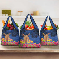 Netherlands Lion Grocery Bag Tulip And Windmill
