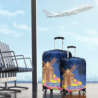 Netherlands Lion Luggage Cover Tulip And Windmill