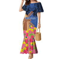 Netherlands Lion Mermaid Dress Tulip And Windmill