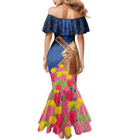 Netherlands Lion Mermaid Dress Tulip And Windmill