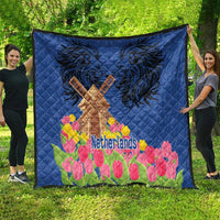 Netherlands Lion Quilt Tulip And Windmill
