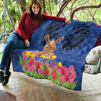 Netherlands Lion Quilt Tulip And Windmill