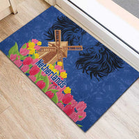 Netherlands Lion Rubber Doormat Tulip And Windmill