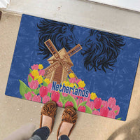 Netherlands Lion Rubber Doormat Tulip And Windmill