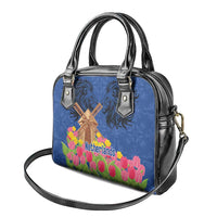 Netherlands Lion Shoulder Handbag Tulip And Windmill