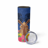 Netherlands Lion Skinny Tumbler Tulip And Windmill