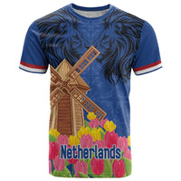 Netherlands Lion T Shirt Tulip And Windmill