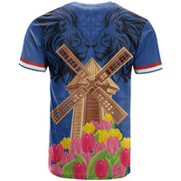 Netherlands Lion T Shirt Tulip And Windmill